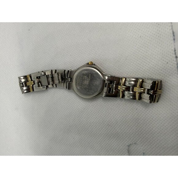 Citizen Silver & Gold Stainless Steel Women\'s Watch Swiss Made Quartz READ main image 10